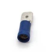 Cosse plate bleu mâle 6,3 mm
