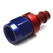 Raccord aluminium à 0° 3/4 UNF 