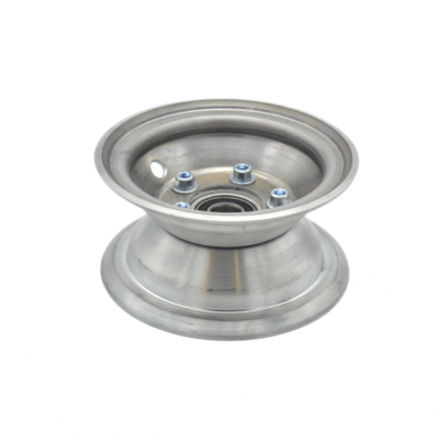 Jante alu sans frein 4" axe Ø 15 mm