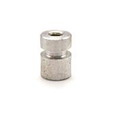 Buselure aluminium brut M6 