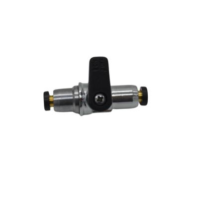 Robinet en ligne pour tube Ø 4 mm