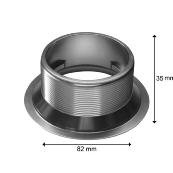 Collerette filetée pour bouchon