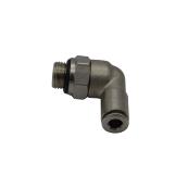 Coude mâle à 90° acier - tube Ø 4 mm